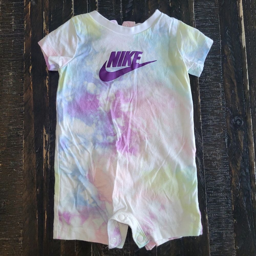 NIKE Tye Dye Romper Girls Size 3 Months